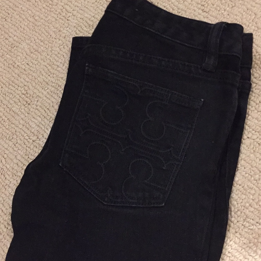 Must-have Tory Burch super skinny black jeans!! - Picture 2 of 5